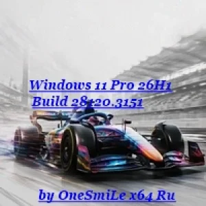 Windows 11 Pro 26H1 Build 28120.3151 by OneSmiLe х64 Ru